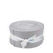 Confetti Cotton 2.5" Strip Roll (Jelly Roll / Rolie Polie) in Silver by Riley Blake (RP-120-SILVER-40)